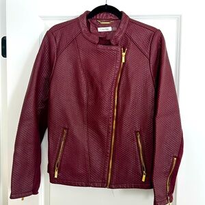Calvin Klein faux leather jacket